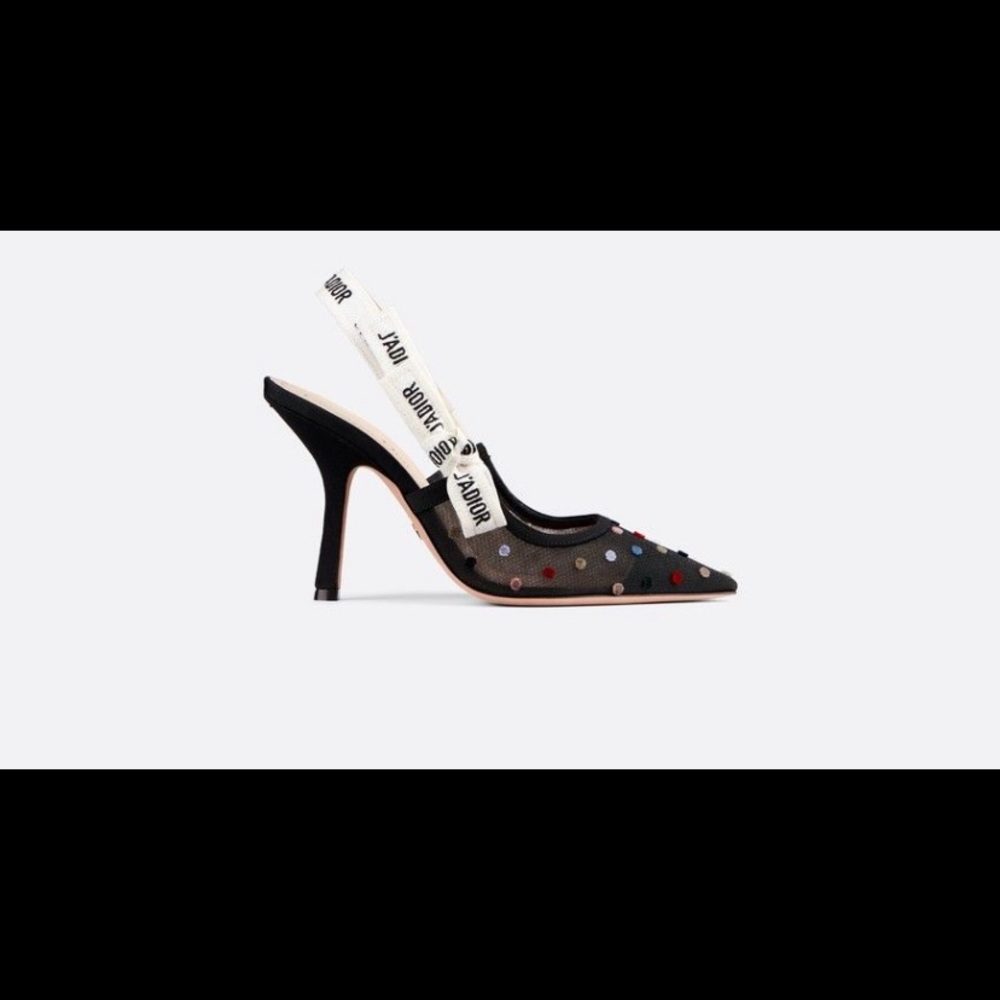J’Adior Tulle Slingback Heels